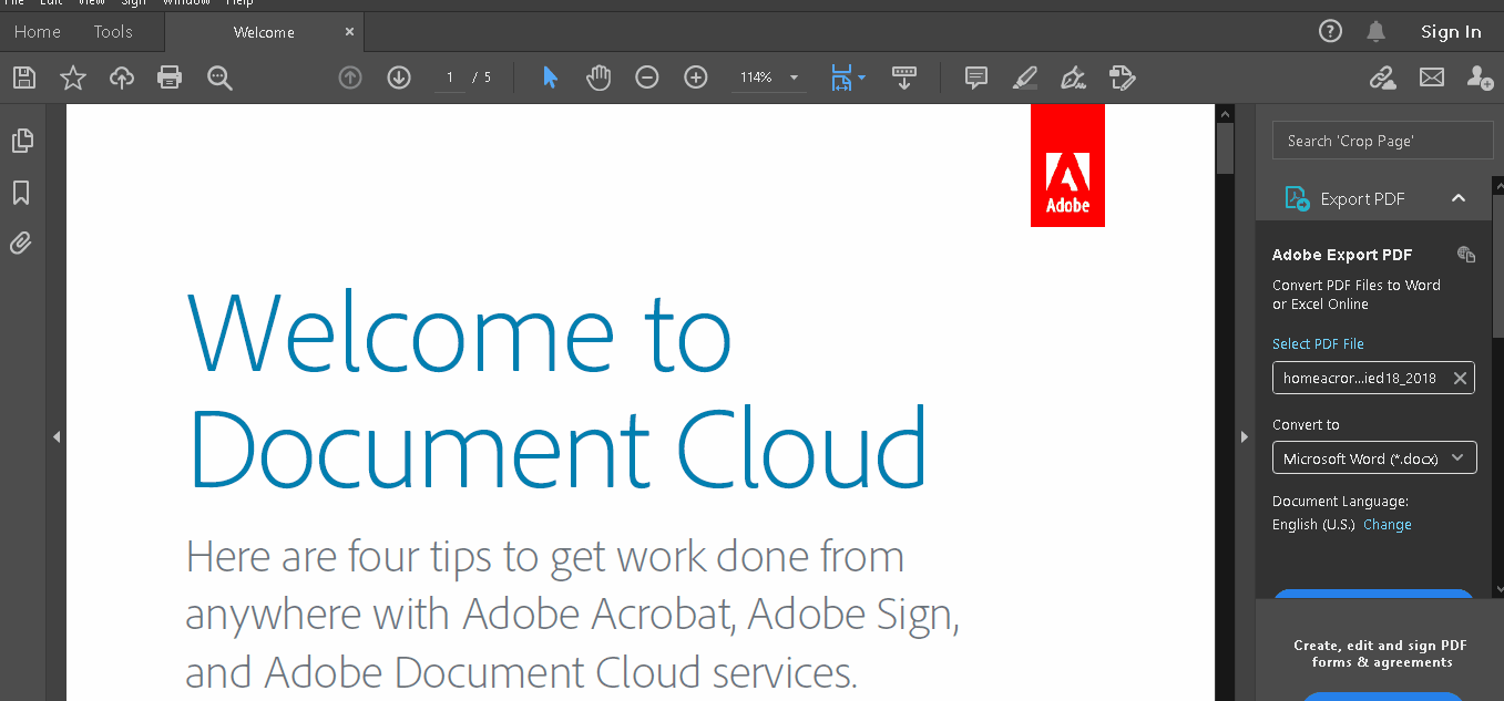 gif de llamada de texto en adobe pdf
