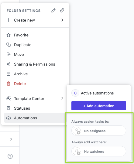 Menyelaraskan otomatisasi secara sempurna dengan alur kerja tim Anda dengan ClickUp Automations