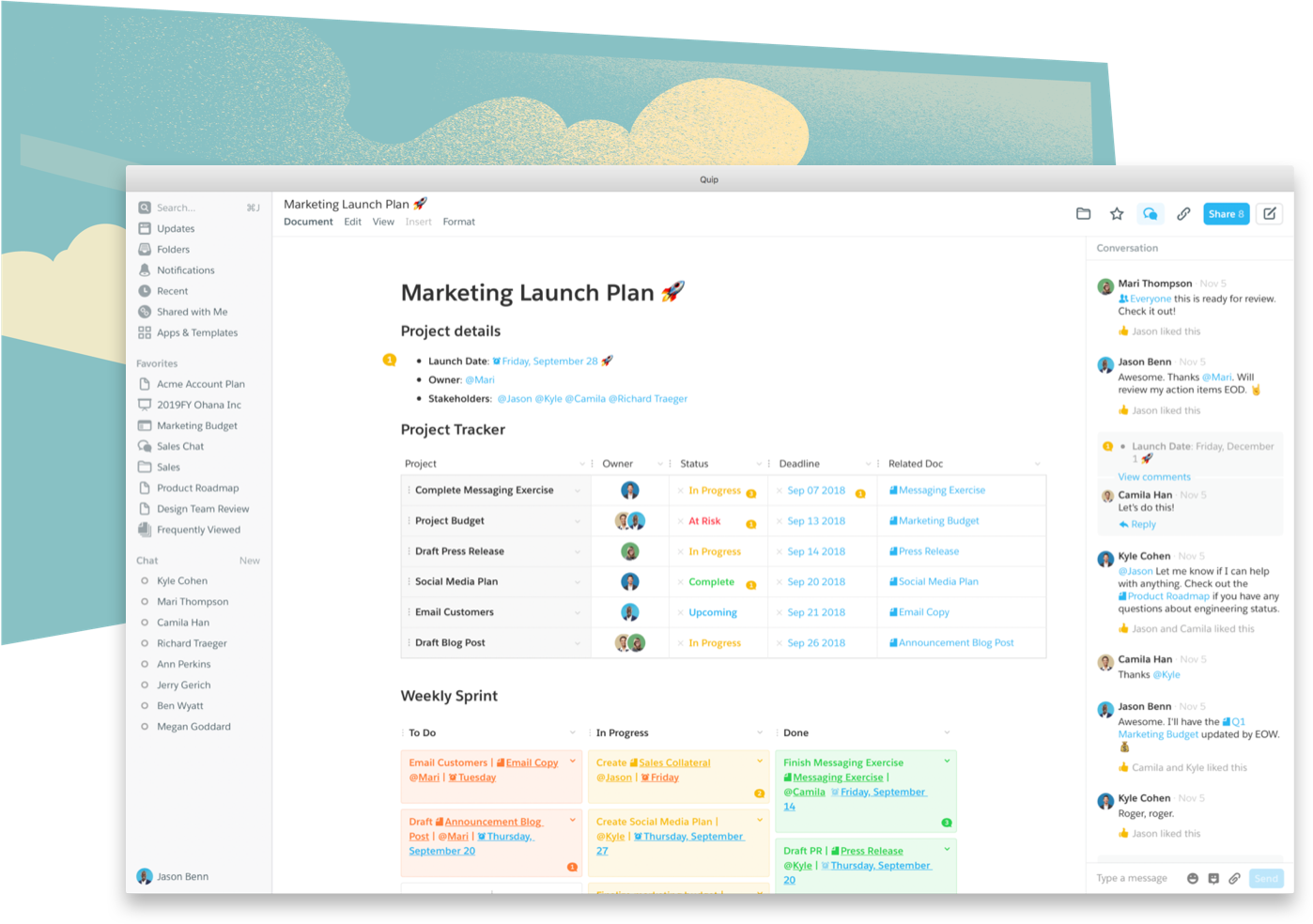 Google Docs의 대안: Quip
