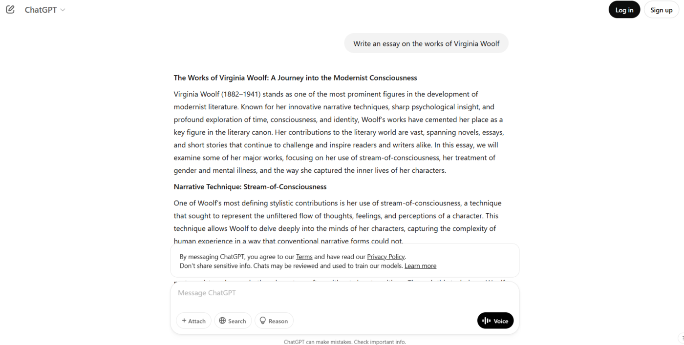 ChatGPT: AI essay writer and beyond